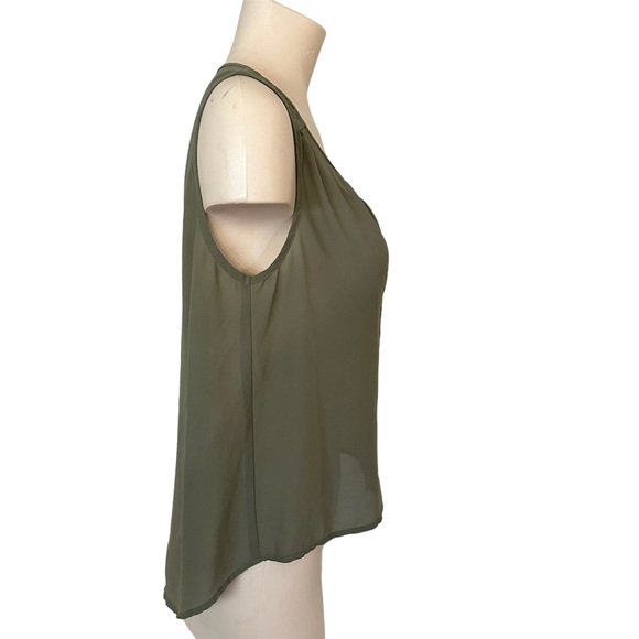 Women’s Sheer Chiffon Top M - Picture 2 of 5